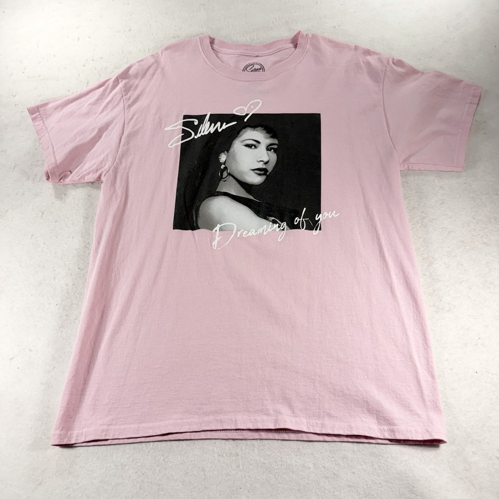 Selena Quintanilla Dreaming of You Pink Graphic T-Shirt Official Merch M/L